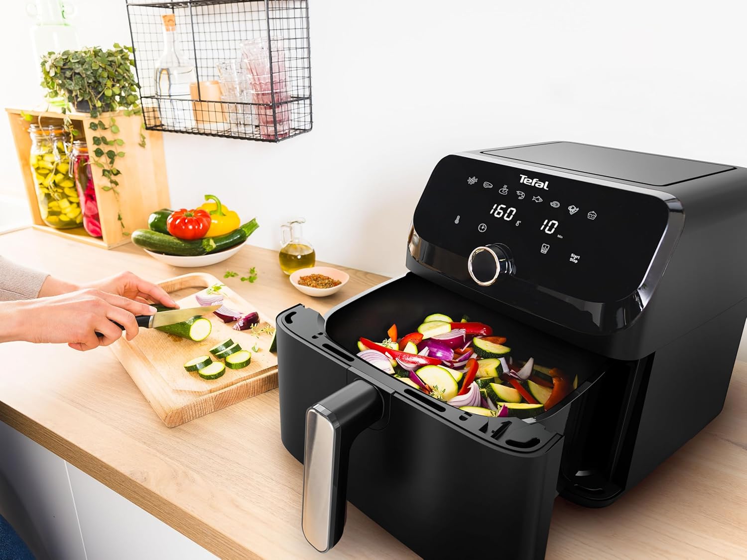 Еър Фрайър Tefal EY8558E0 Easy Fry Mega Hot Air Fryer 7.5L - Image 6