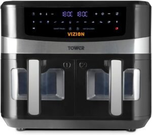 Еър Фрайър Tower T17100 Dual Zone Hot Air Fryer 9L