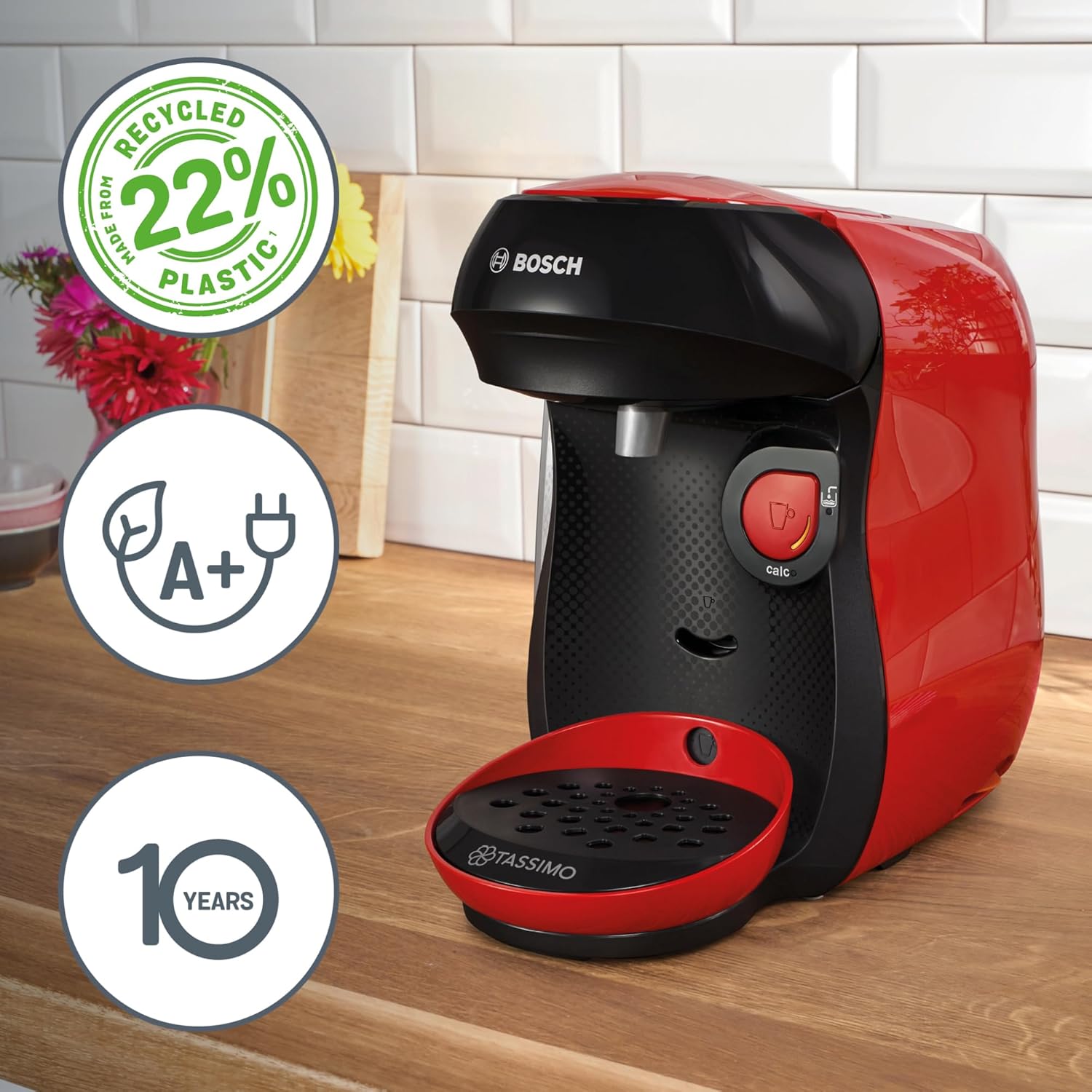 Кафемашина с капсули Bosch Tassimo Happy Friendly TAS103E Capsule Machine - Image 2