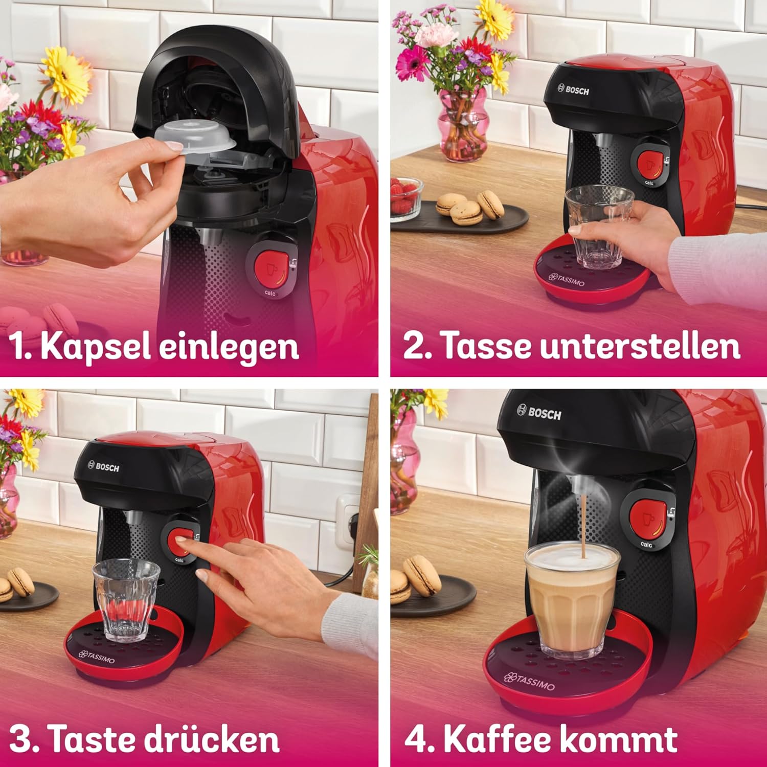Кафемашина с капсули Bosch Tassimo Happy Friendly TAS103E Capsule Machine - Image 5
