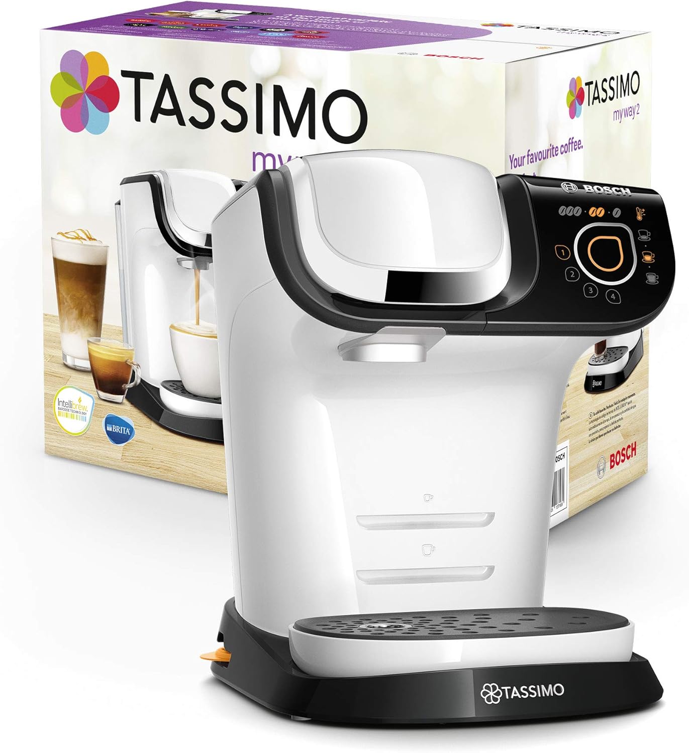 Кафемашина с капсули Bosch Tassimo My Way TAS6507 Capsule Machine White - Image 2