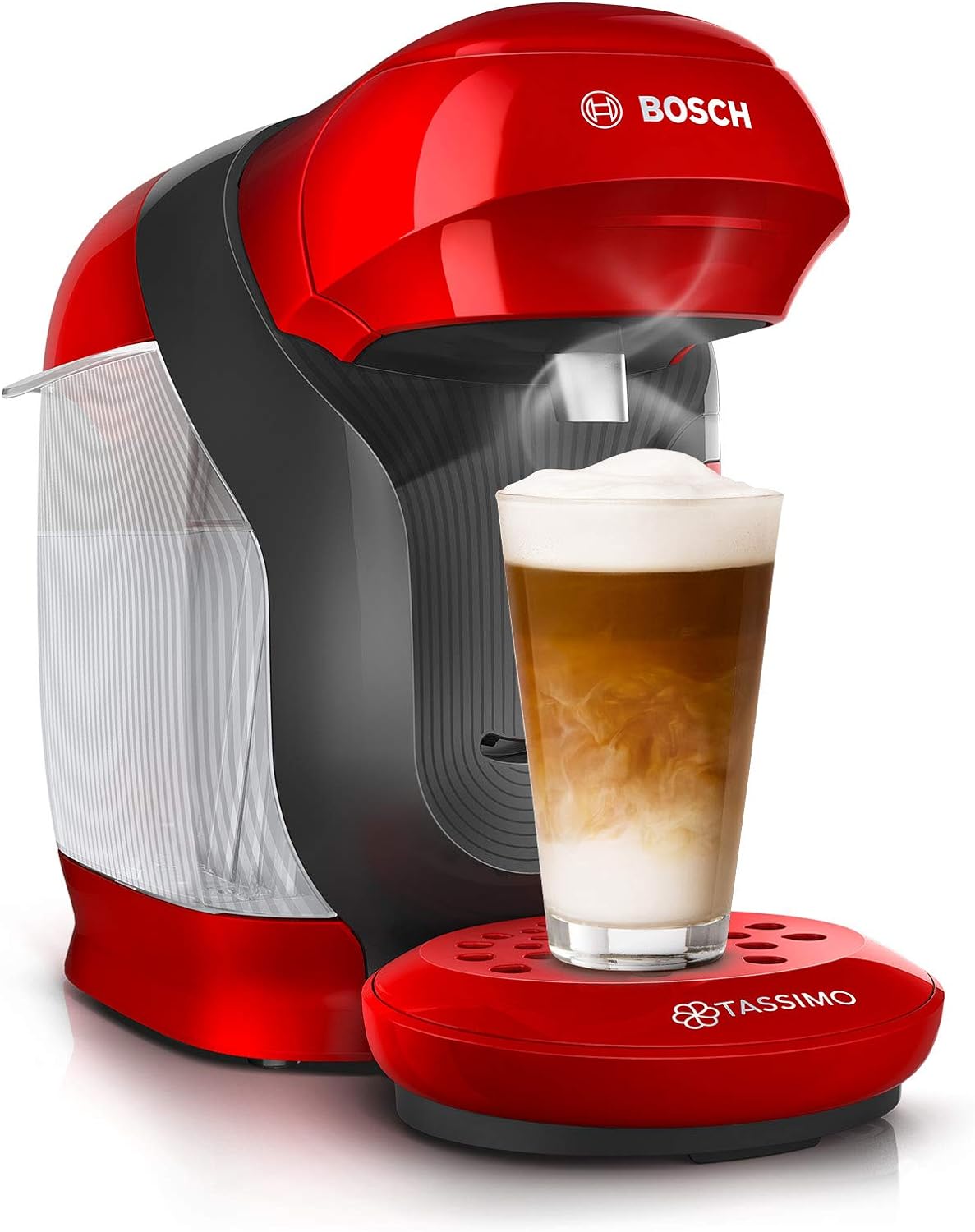 Кафемашина с капсули Bosch Tassimo Style Friendly TAS1103 Capsule Machine Red