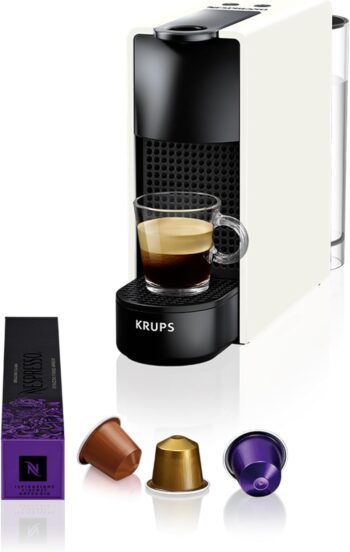 Кафемашина с капсули Krups Nespresso Essenza Coffee Capsule Machine White