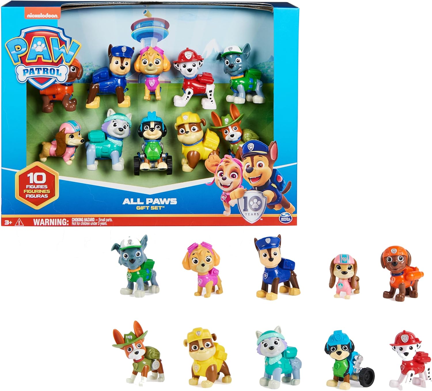 Комплект Paw Patrol Action Pack Pups 10 колекционерски фигурки