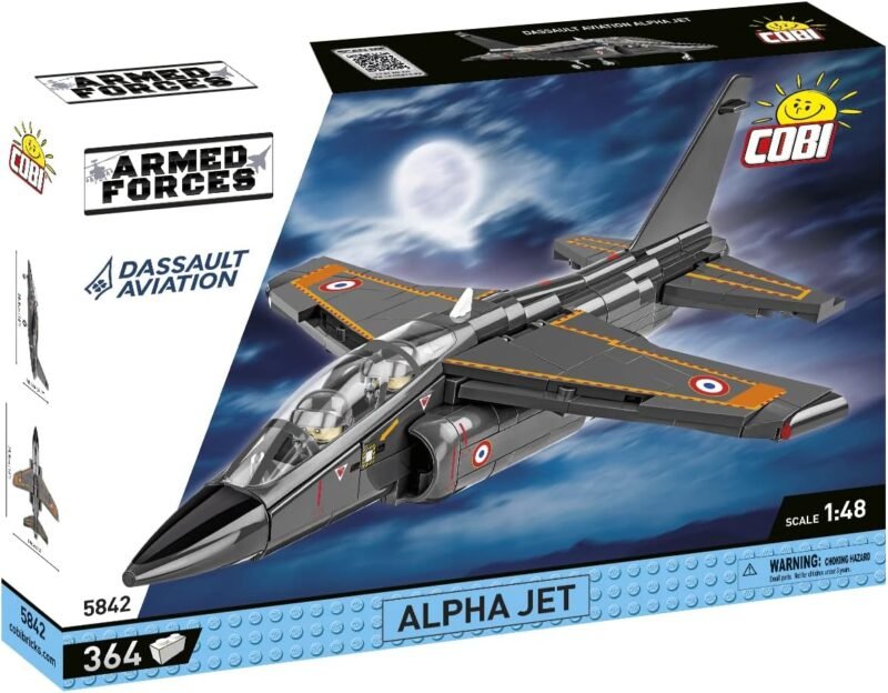 Конструктор COBI – Изтребител Alpha Jet (5842)