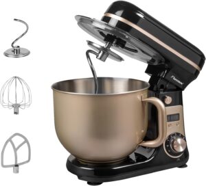 Кухненски робот Bestron AKM2000CO Super Silent 4-1 Food Processor 6L Beige