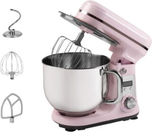 Кухненски робот Bestron AKM2000CO Super Silent 4-1 Food Processor 6L Pink
