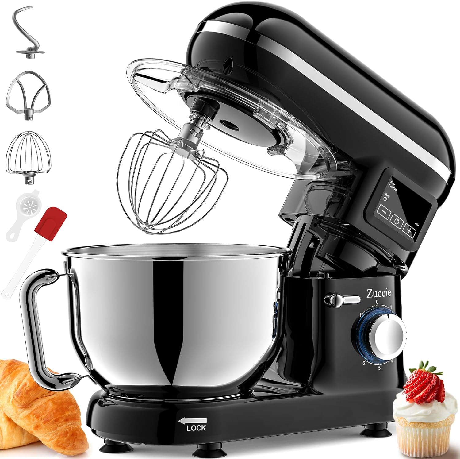 Кухненски робот Zuccie 1519NL Food Processor 5.5L Black