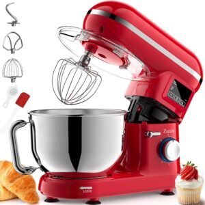 Кухненски робот Zuccie 1519NL Food Processor 5.5L Red