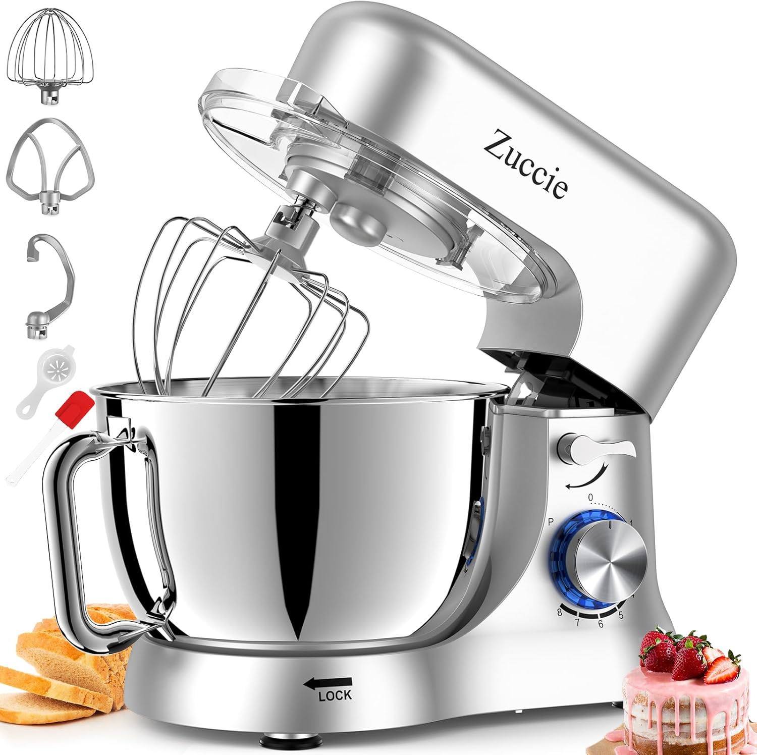 Кухненски робот Zuccie Food Processor 5L Silver