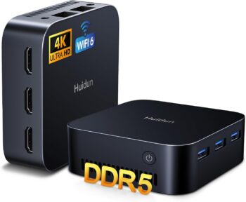 Мини компютър Huidun H20 Mini PC 16GB-512GB M.2 SSD Intel N97