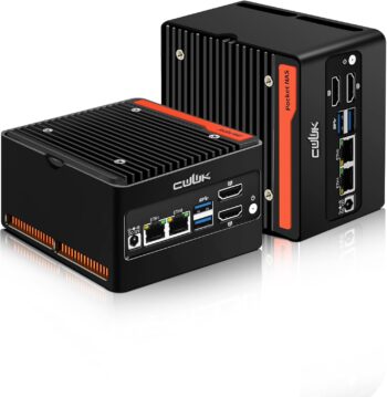 Мини настолен компютър CWWK X86-P6 Mini PC NAS 16GB-512GB SSD 4 Bay M.2 SSD, Intel N150