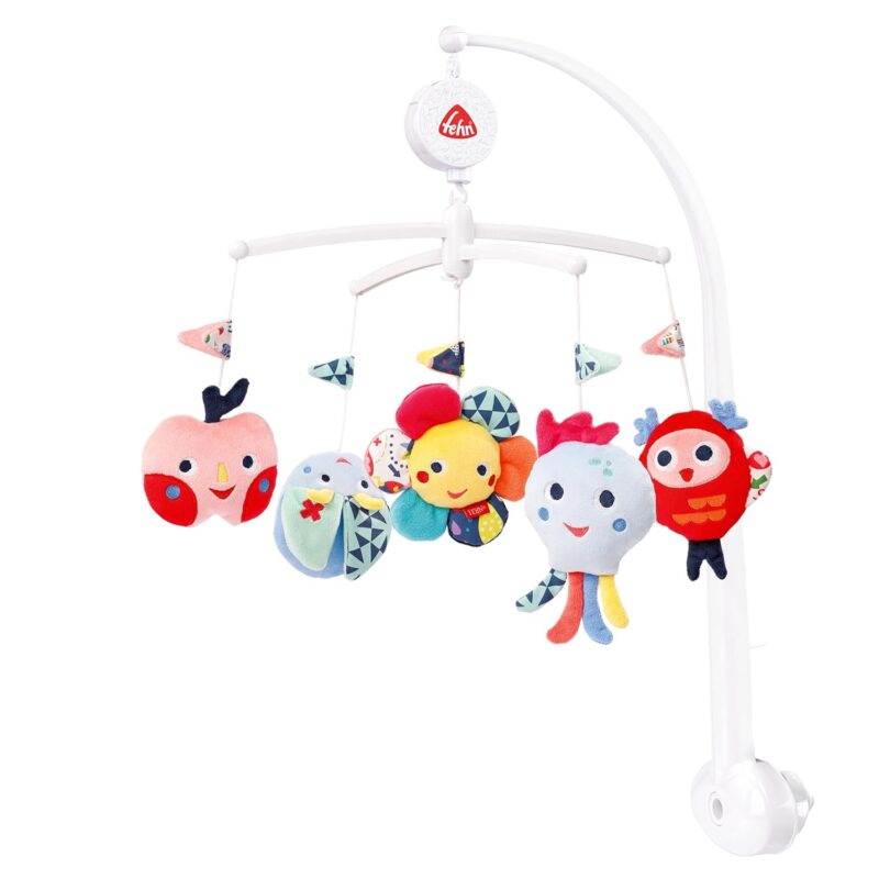 Музикална въртележка за кошара Fehn - Цветни приятели