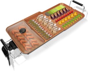 Настолен електрически грил AEWHALE 3-in-1 Electric Table Grill 2000W Gold
