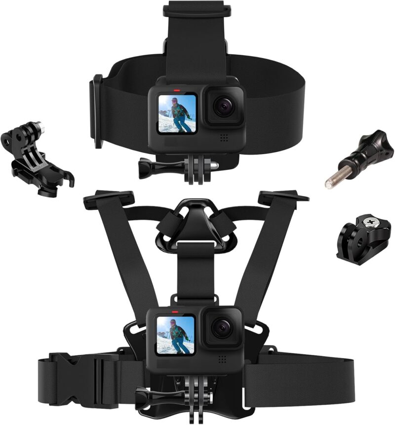 Ремък за гърди TELESIN за DJI Osmo Action 4 Pocket 3 Creator Insta360 GoPro