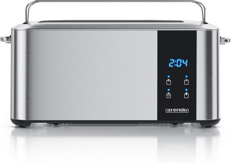 Тостер Arendo Touch Screen Toaster Long Slot 7 нива 2 слота за тост