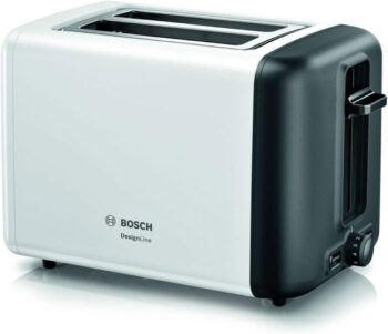 Тостер Bosch DesignLine TAT3P420 Toaster 7 нива 2 слота за тост White