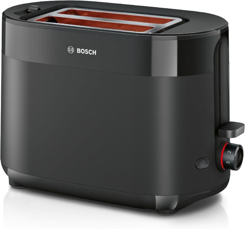 Тостер Bosch MyMoment TAT2M123 Toaster 6 нива 2 слота за тост Black