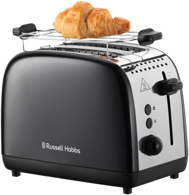 Тостер Russell Hobbs Toaster Colours Plus 6 нива 2 слота за тост Black
