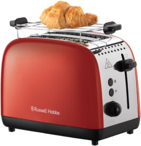 Тостер Russell Hobbs Toaster Colours Plus 6 нива 2 слота за тост Red