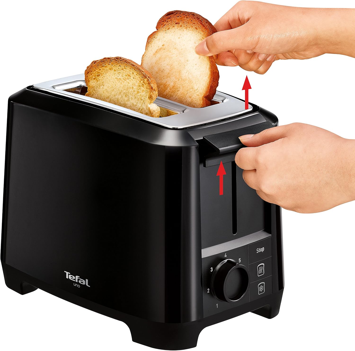 Тостер Tefal Uno TT1408 Toaster 7 нива 2 слота за тост - Image 4