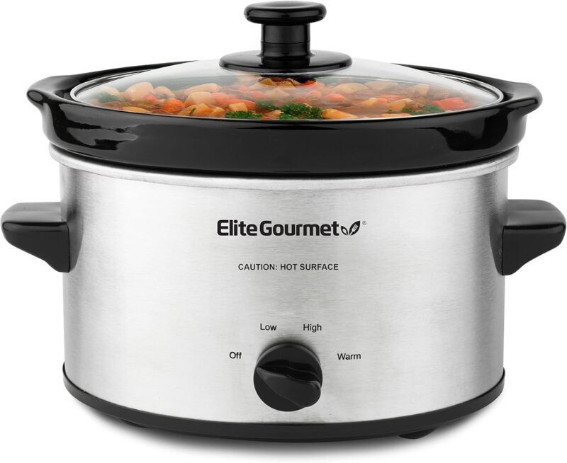 Уред за бавно готвене Elite Gourmet MST-275XS Slow Cooker 2.27L