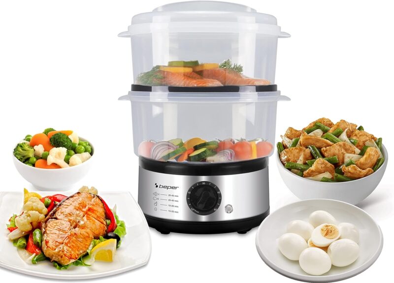 Уред за готвене на пара Beper Electric Steamer 5L