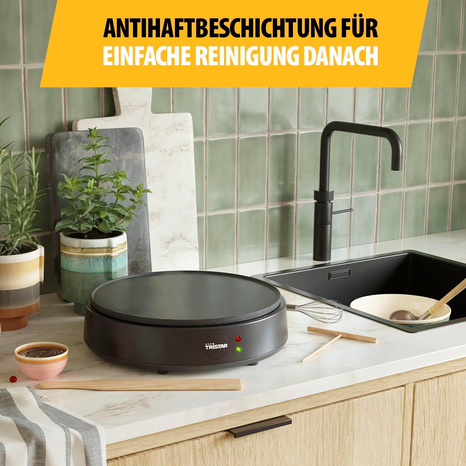 Уред за палачинки Tristar BP-2627 Crepe Maker 30cm - Image 4
