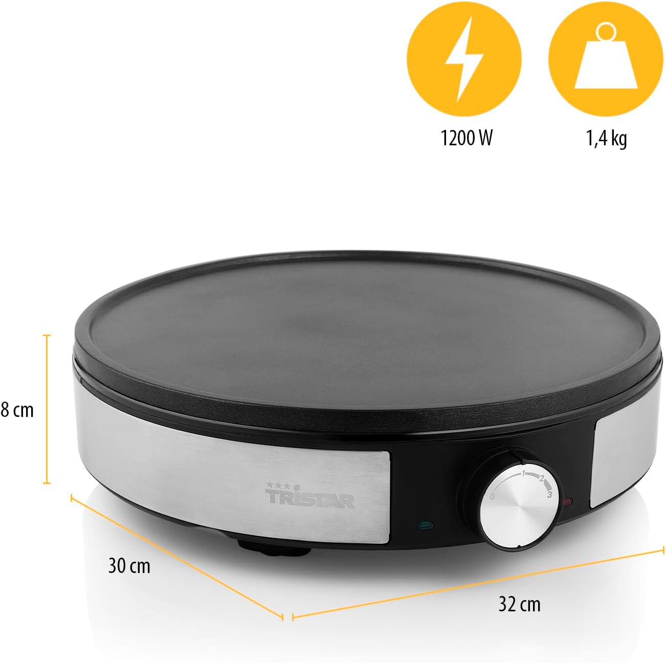 Уред за палачинки Tristar BP-2638 Crepe Maker 30cm - Image 6