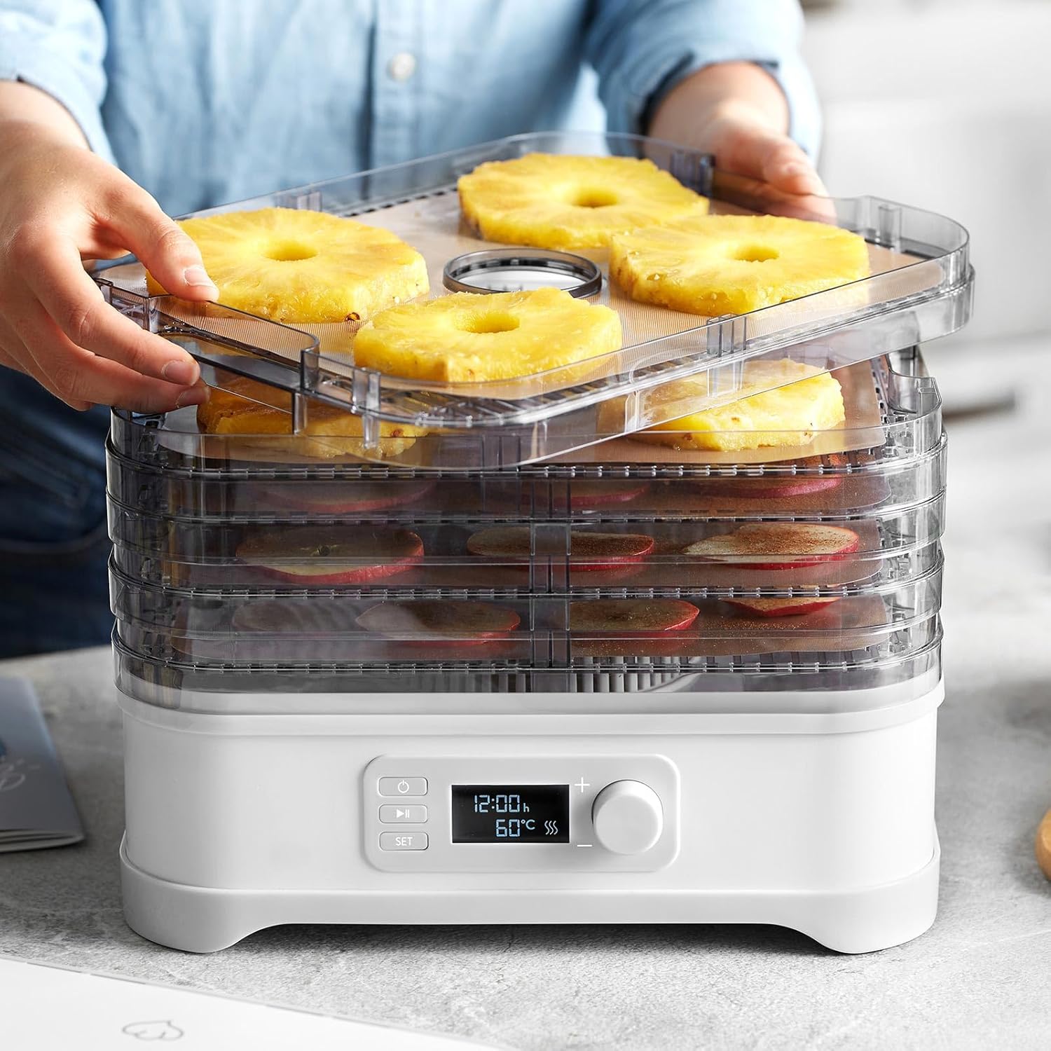 Уред за сушене на храна Springlane Dora Dehydrator Meat & Herbs 400W - Image 5