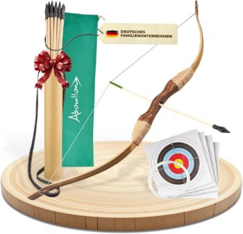 Abowllon – Детски комплект за стрелба с лък стрели и мишена