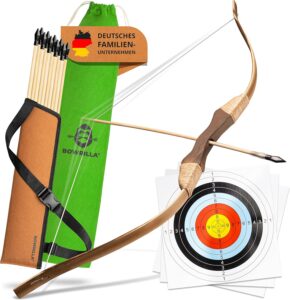 BOWRILLA – Детски комплект за стрелба с лък стрели и мишена