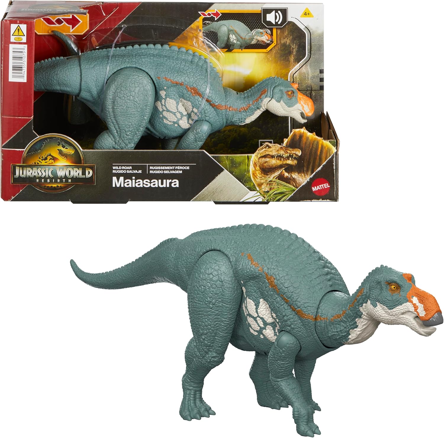 Mattel Jurassic World Rebirth - Динозавър Майязаври