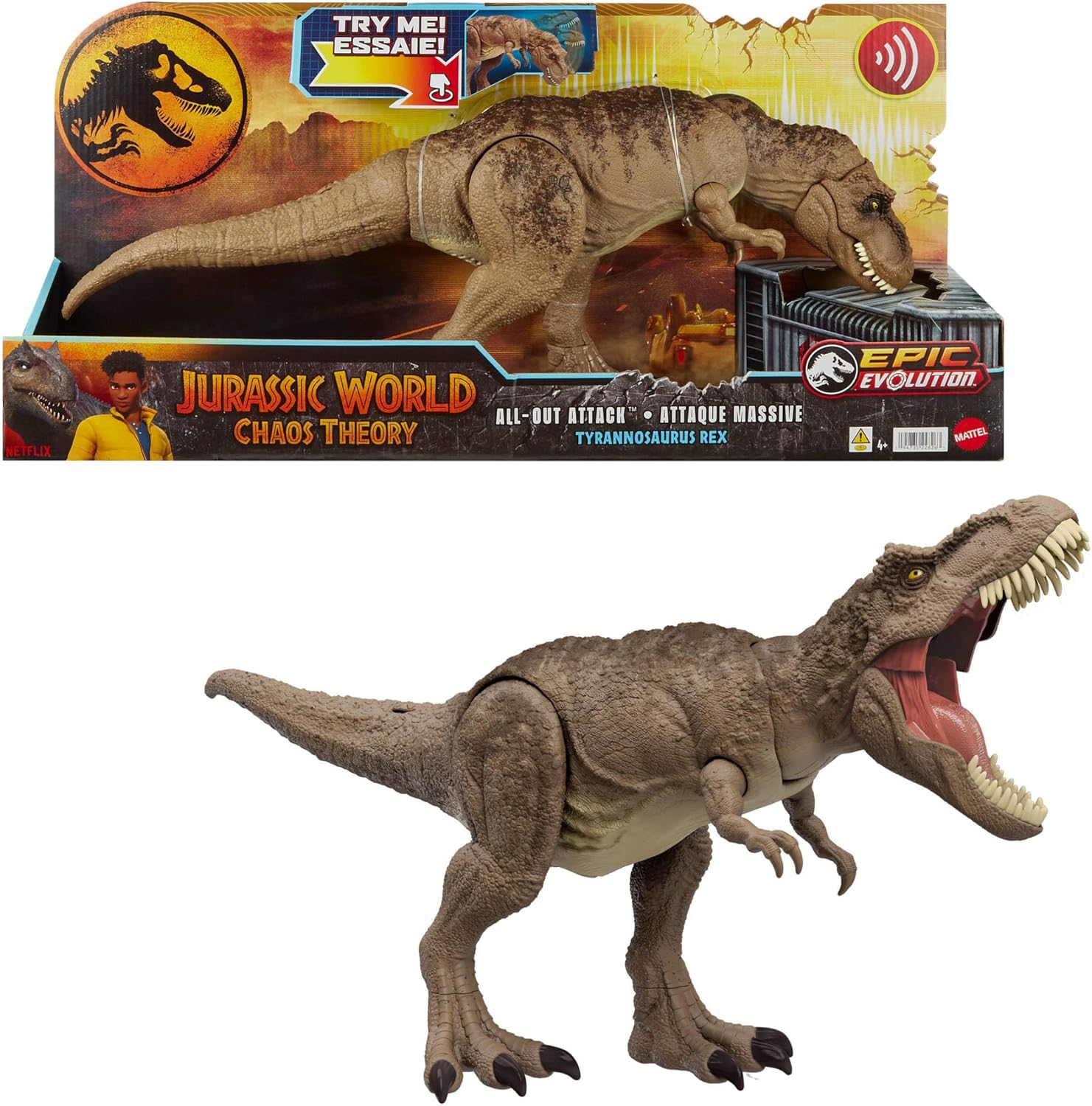 Mattel Jurassic World The Chaos Theory - Динозавър Тиранозавър Рекс