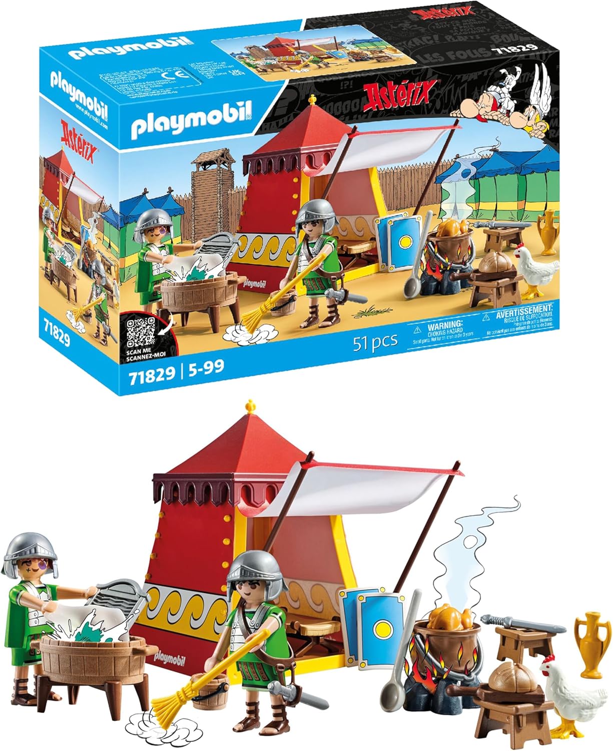 Playmobil Asterix - Легионерска палатка (71829)