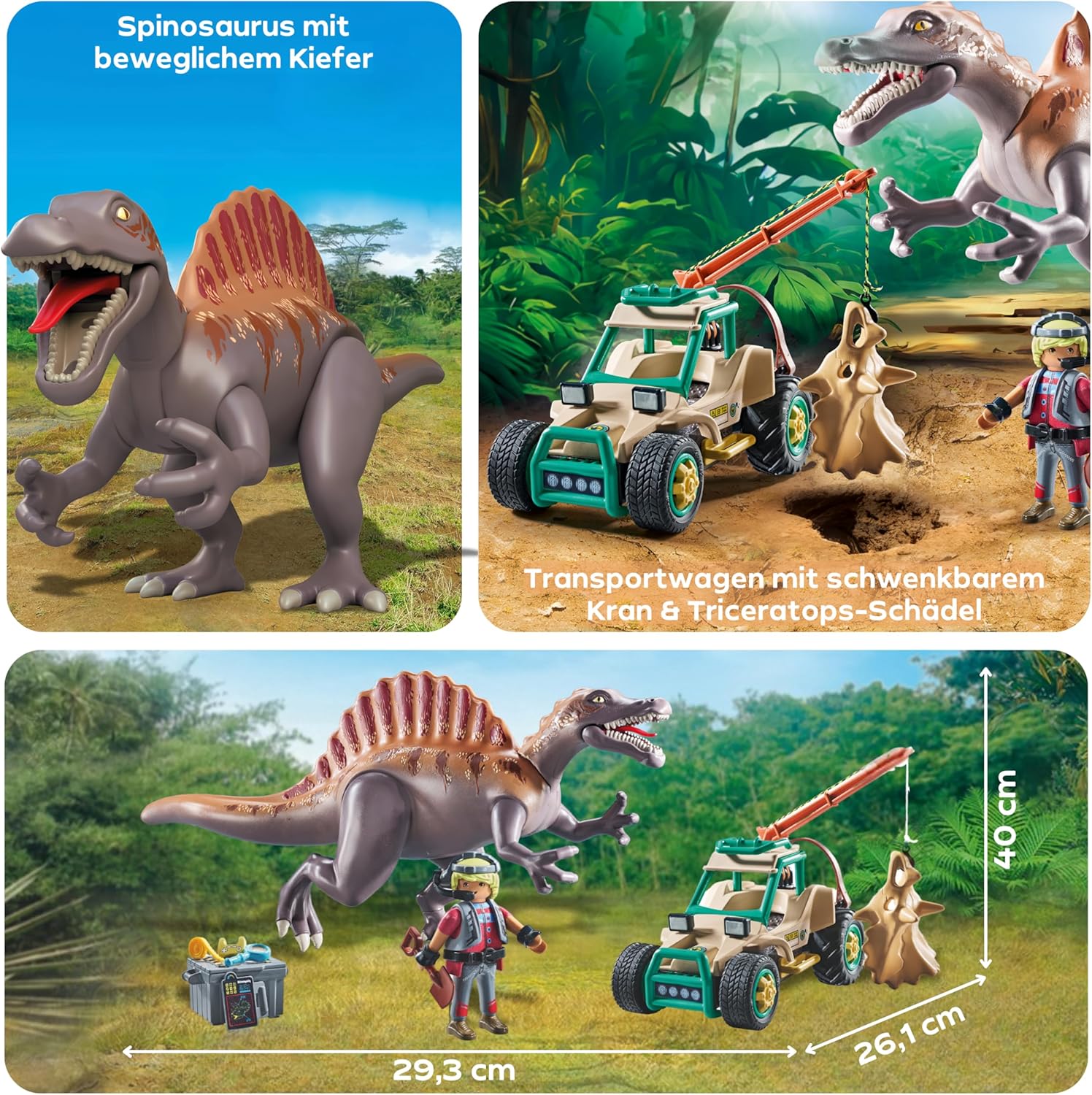Playmobil Dinos Атака на спинозавъра върху разкопки (71820) - Image 4