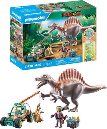 Playmobil Dinos Атака на спинозавъра върху разкопки (71820)