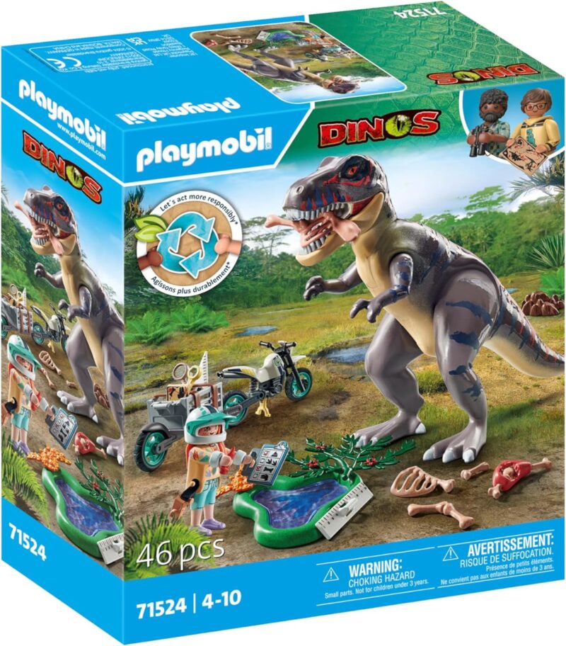 Playmobil Dinos Търсене на Тиранозавър Рекс (71524)