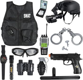 RedCrab - Детски полицейски костюм с оборудване