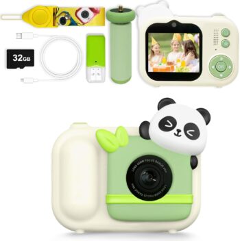 RedCrab - Детски фотоапарат за снимки 1080P HD 2.5 Inch Green