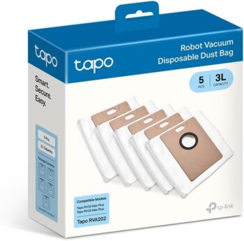 Tapo RVA202 - Комплект от 5 торби за еднократна употреба 3л RV30 Max Plus и RV20 Max Plus