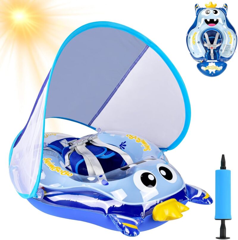 YOOHBERRYS - Детски надуваем пояс с подвижен сенник син