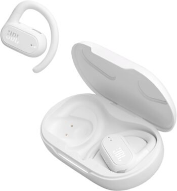 Безжични слушалки JBL Soundgear Sense Wireless Bluetooth Open-Ear Headphones White