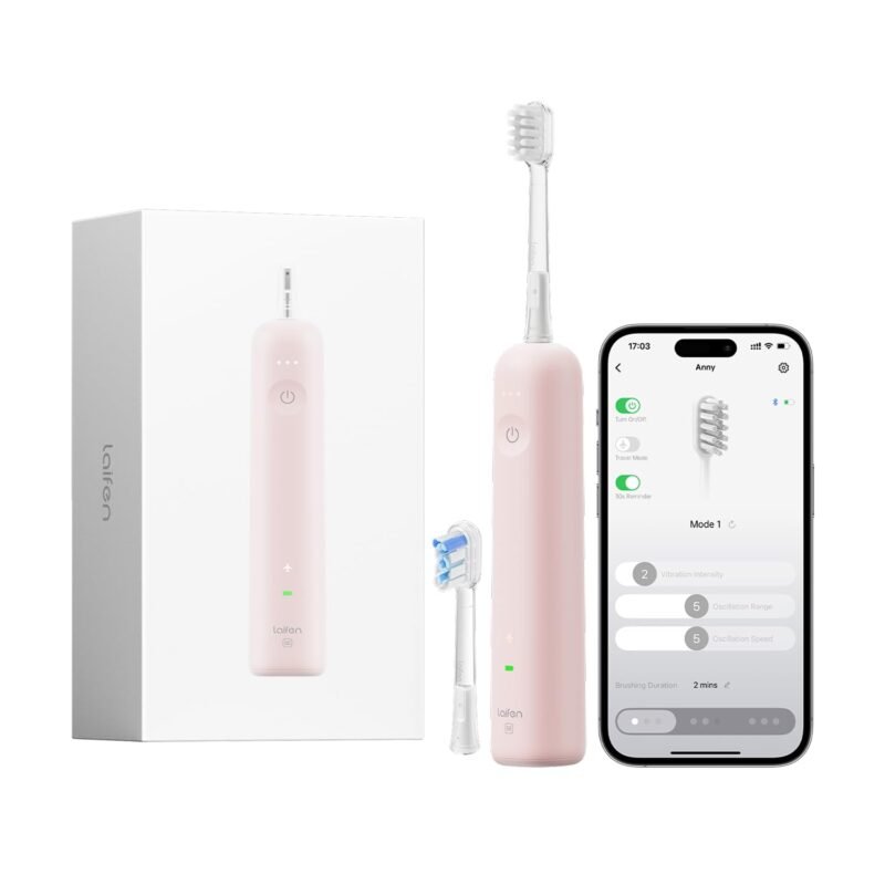 Ел. четка за зъби Laifen Wave Special Oscillation & Vibration Sonic Toothbrush Pink
