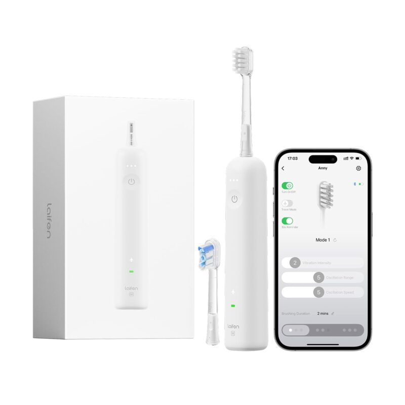 Ел. четка за зъби Laifen Wave Special Oscillation & Vibration Sonic Toothbrush White