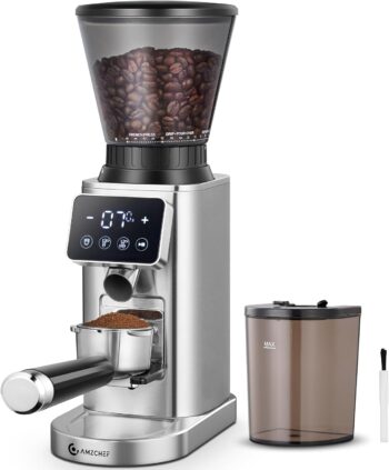 Електрическа кафемелачка AMZCHEF CG209-SV-14 Electric Coffee Grinder