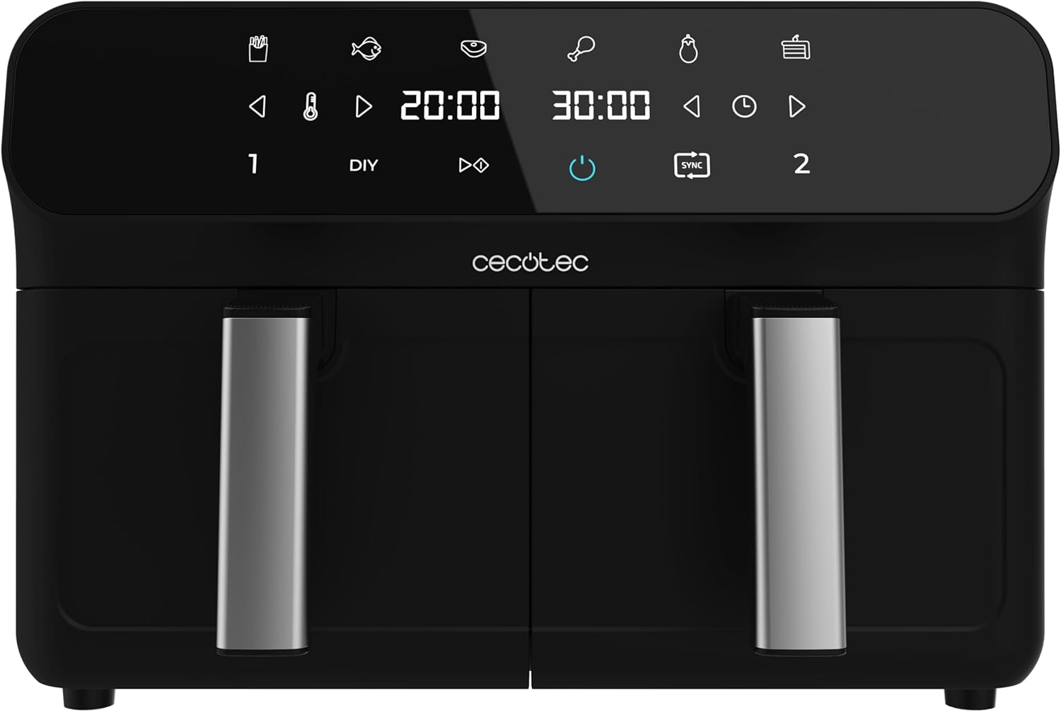 Еър Фрайър Cecotec Cecofry Advance 9000 Dual Zone Hot Air Fryer 9L