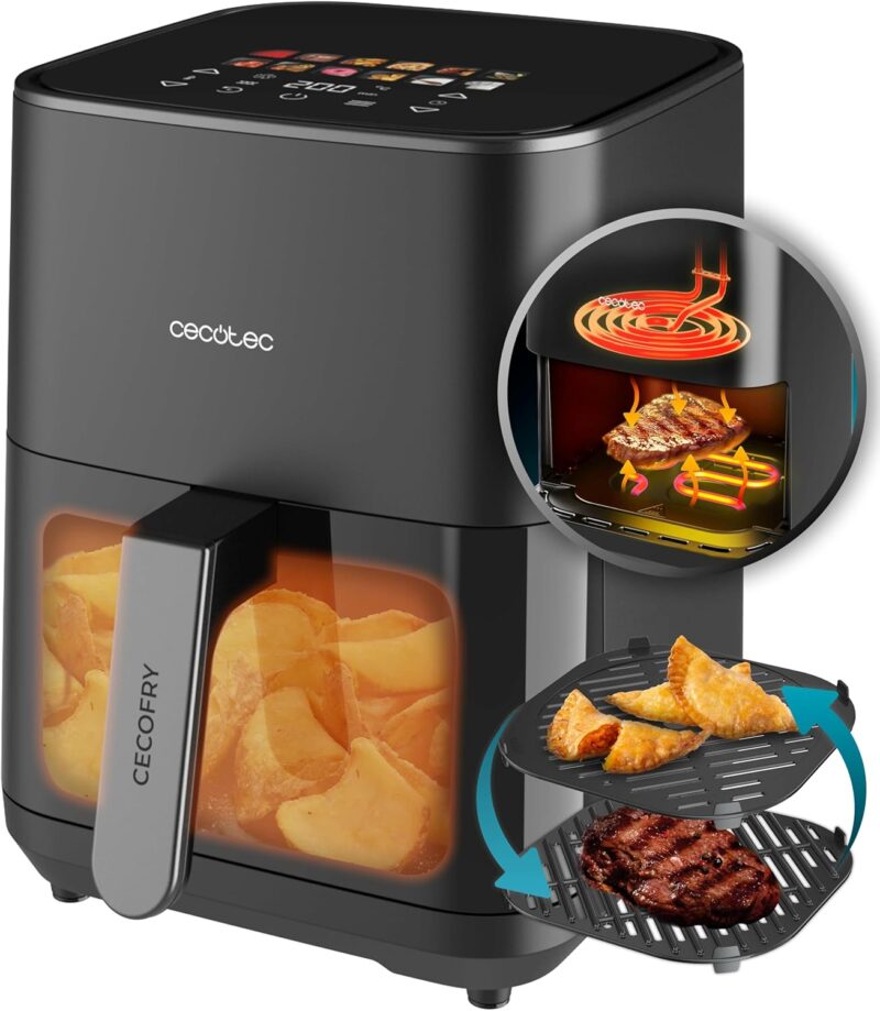 Еър Фрайър Cecotec Cecofry & Grill Duoheat 4000 Hot Air Fryer 4L