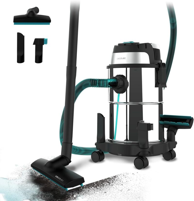 Прахосмукачка за сухо и мокро Cecotec Conga Rockstar Wet & Dry Steel 16L