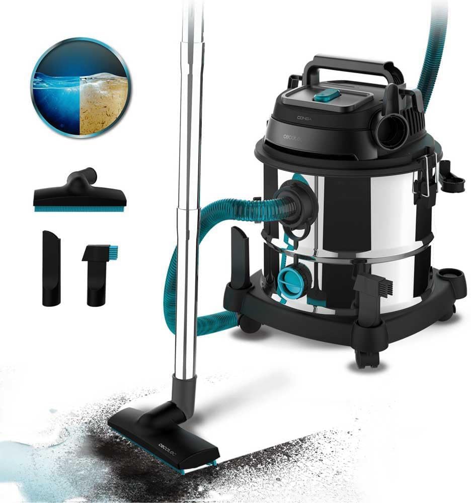 Прахосмукачка за сухо и мокро Cecotec Conga Rockstar Wet & Dry Steel Max 08114 20L
